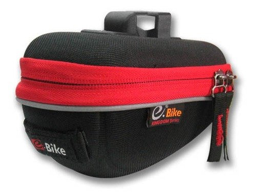 saddle bag E-Bike RACING  / black and red